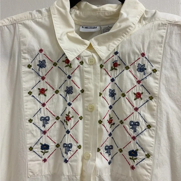 Vintage embroidered blouse - Picture 4 of 8